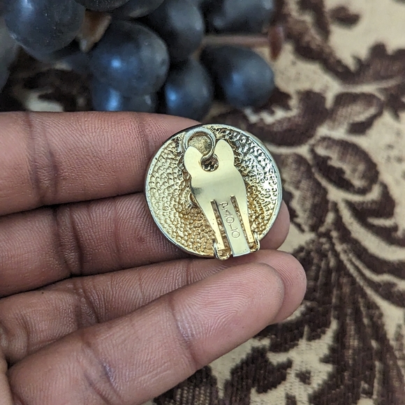 💯🇮🇹GUCCI FAMILY CREST CLIPS BY PAOLO GUCCI - Picture 4 of 11